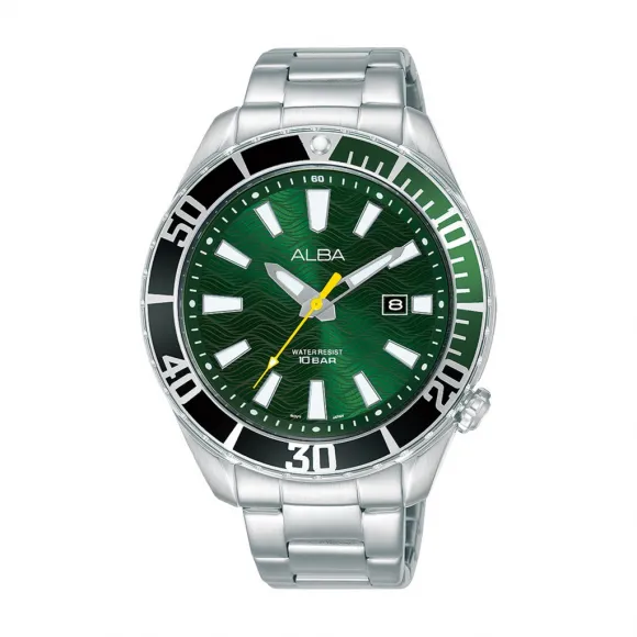 雅柏/Alba 43MM 不锈钢表壳 男表 AG8K29X1