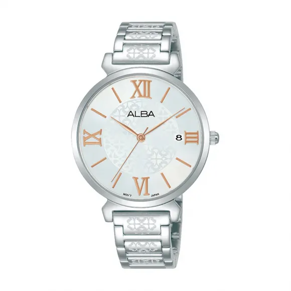 雅柏/Alba 34MM 不锈钢表壳 女表 AG8K77X1