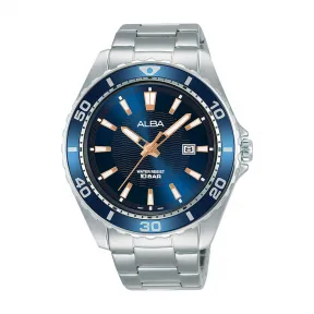 雅柏/Alba 44MM 不锈钢表壳 男表 AG8L25X1