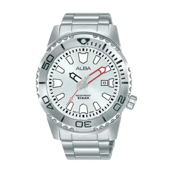 雅柏/Alba 43MM 不锈钢表壳 男表 AG8M09X1