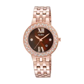 雅柏/Alba 30MM 不锈钢表壳 女表 AH7H34X1
