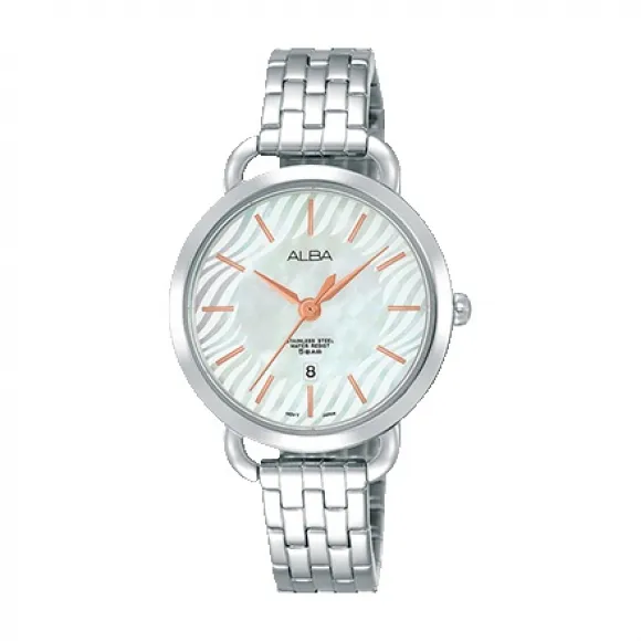 雅柏/Alba 31.5MM 不锈钢表壳 女表 AH7N19X1