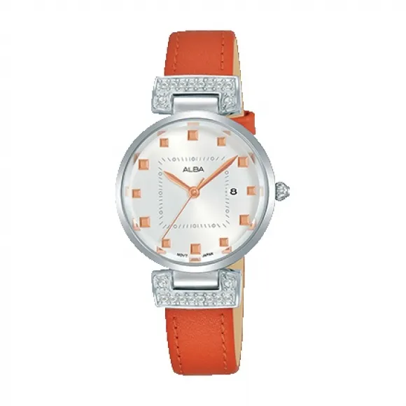 雅柏/Alba 28MM 不锈钢表壳 女表 AH7Q79X1