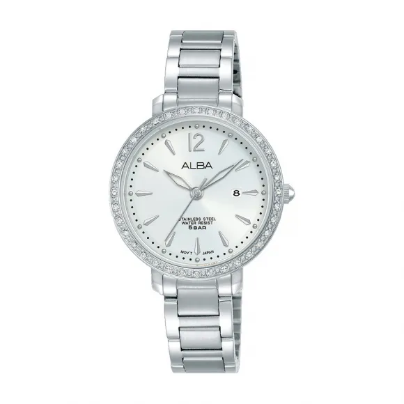 雅柏/Alba 30MM 不锈钢表壳 女表 AH7S11X1