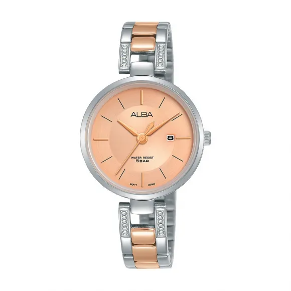 雅柏/Alba 30MM 不锈钢表壳 女表 AH7T11X1