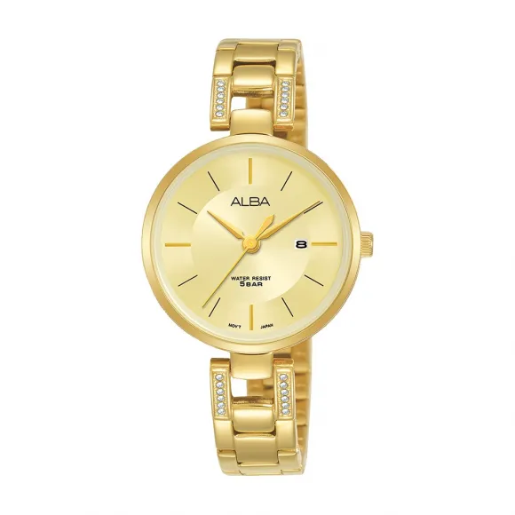 雅柏/Alba 30MM 不锈钢表壳 女表 AH7T12X1