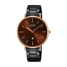 雅柏/Alba 34MM 不锈钢表壳 女表 AH7T20X1