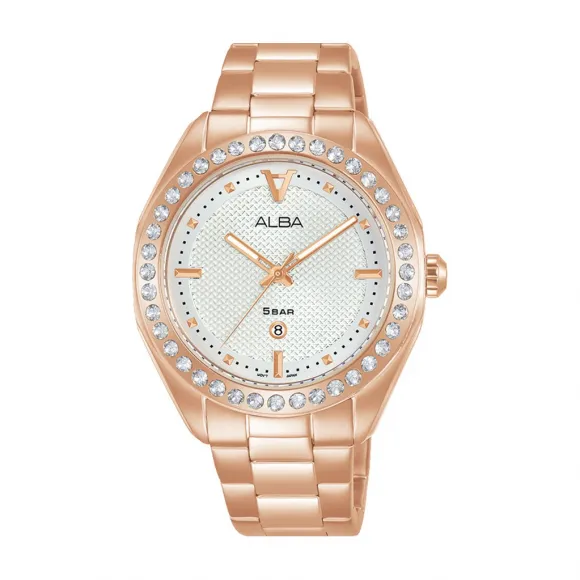 雅柏/Alba 36MM 不锈钢表壳 女表 AH7Y18X1