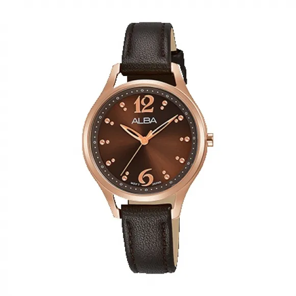 雅柏/Alba 30MM 不锈钢表壳 女表 AH8520X1