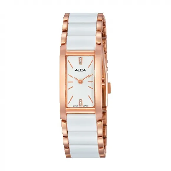 雅柏/Alba 17.5MM 不锈钢表壳 女表 AJ5040X1