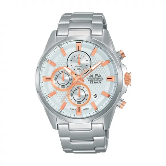 雅柏/Alba 43MM 不锈钢表壳 男表 AM3317X1