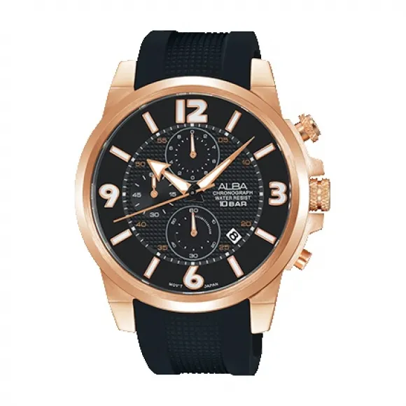 雅柏/Alba 45MM 不锈钢表壳 男表 AM3368X1