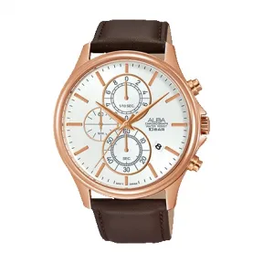 雅柏/Alba 36.5MM 不锈钢表壳 男表 AM3420X1