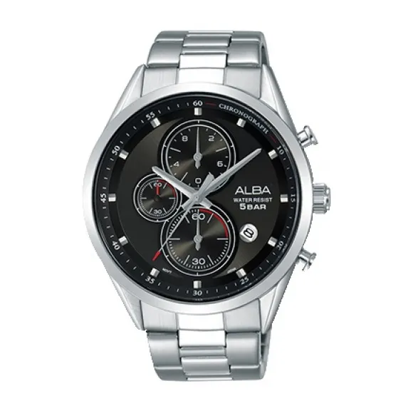 雅柏/Alba 43MM 不锈钢表壳 男表 AM3427X1