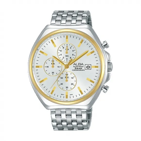 雅柏/Alba 43.5MM 不锈钢表壳 男表 AM3474X1