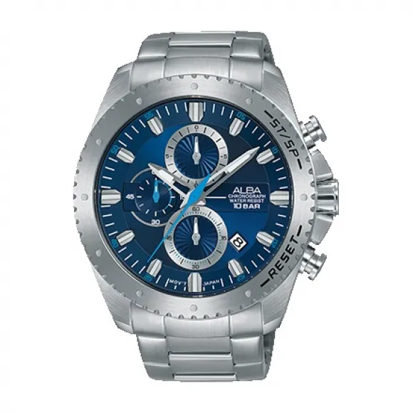 雅柏/Alba 45MM 不锈钢表壳 男表 AM3639X1