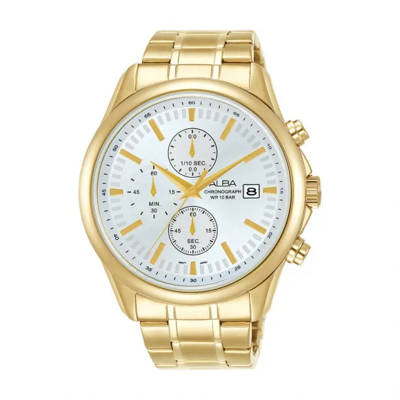 雅柏/Alba 44MM 不锈钢表壳 男表 AM3694X1