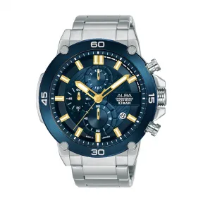 雅柏/Alba 45MM 不锈钢表壳 男表 AM3735X1