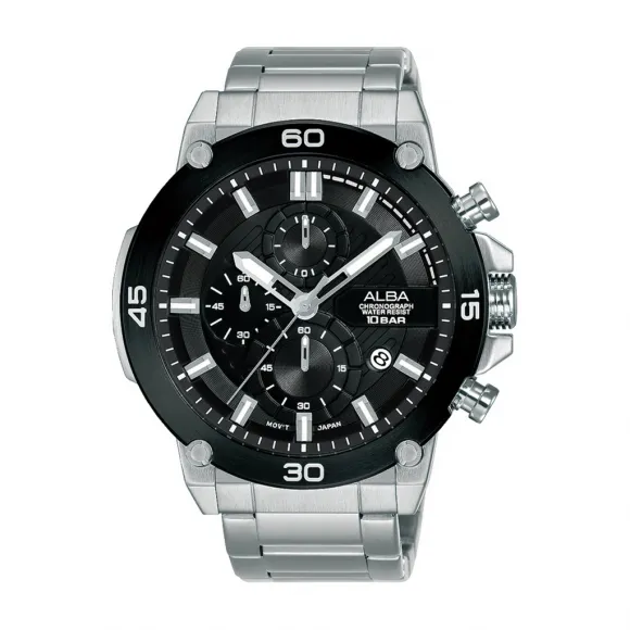 雅柏/Alba 45MM 不锈钢表壳 男表 AM3737X1