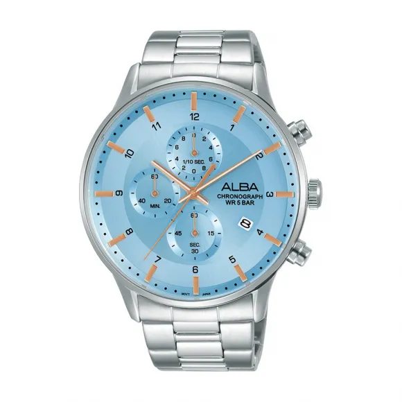 雅柏/Alba 44MM 不锈钢表壳 男表 AM3763X1