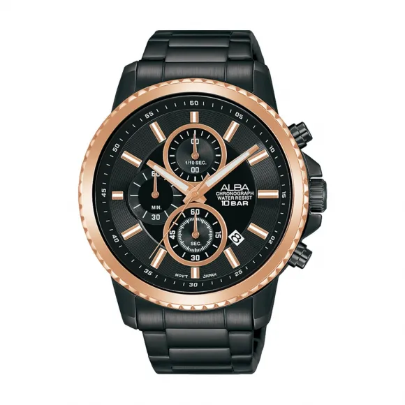 雅柏/Alba 44MM 不锈钢表壳 男表 AM3792X1