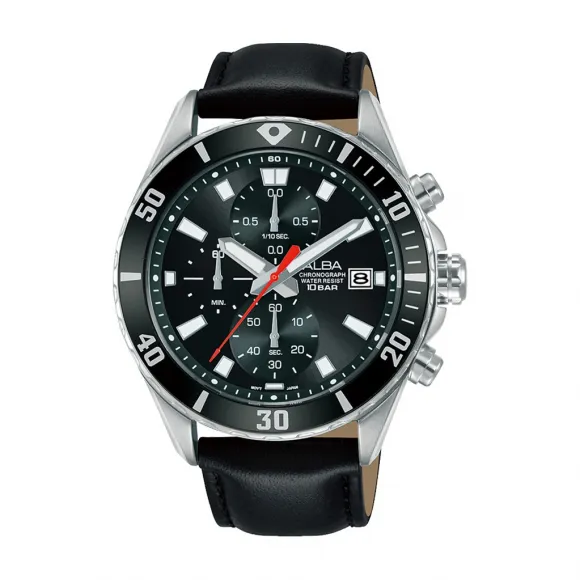 雅柏/Alba 43.5MM 不锈钢表壳 男表 AM3815X1