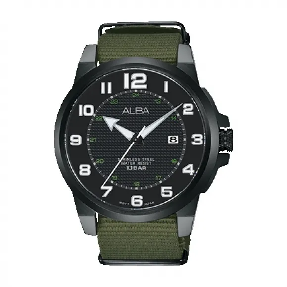 雅柏/Alba 45MM 不锈钢表壳 男表 AS9C73X1