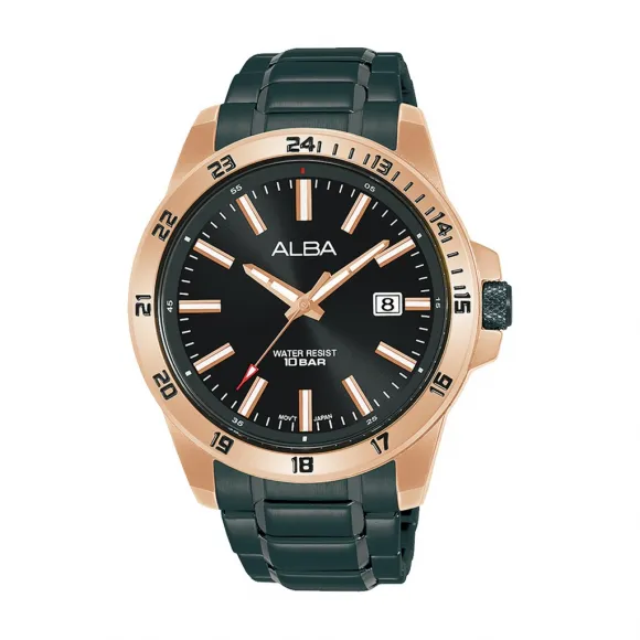 雅柏/Alba 43MM 不锈钢表壳 男表 AS9M16X1