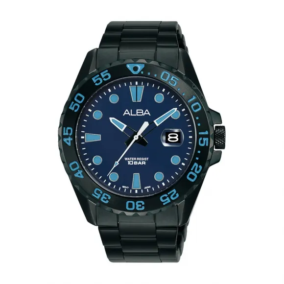 雅柏/Alba 42MM 不锈钢表壳 男表 AS9N27X1