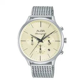 雅柏/Alba 43MM 不锈钢表壳 男表 AT3B41X1