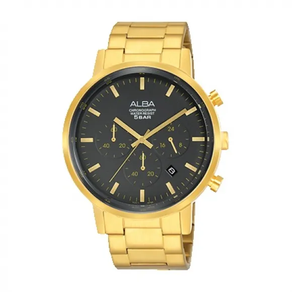 雅柏/Alba 42MM 不锈钢表壳 男表 AT3D16X1