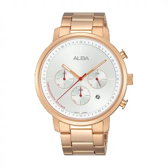 雅柏/Alba 42.5MM 不锈钢表壳 男表 AT3D52X1