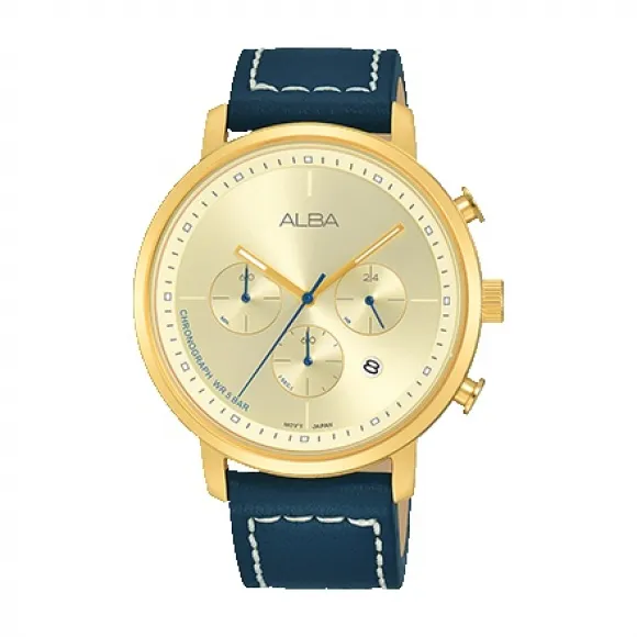 雅柏/Alba 42.5MM 不锈钢表壳 男表 AT3D60X1