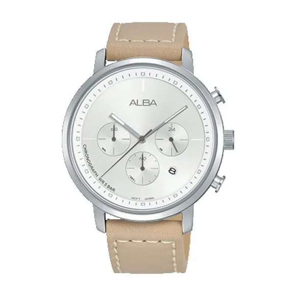 雅柏/Alba 42.5MM 不锈钢表壳 男表 AT3D61X1