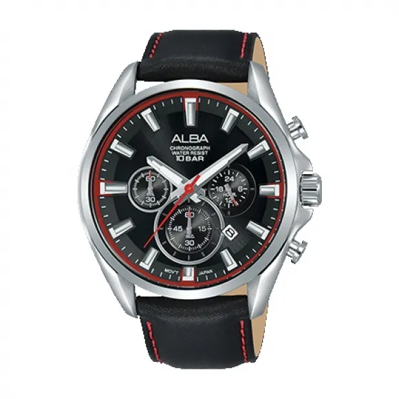 雅柏/Alba 44MM 不锈钢表壳 男表 AT3E63X1