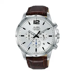 雅柏/Alba 43MM 不锈钢表壳 男表 AT3E91X1