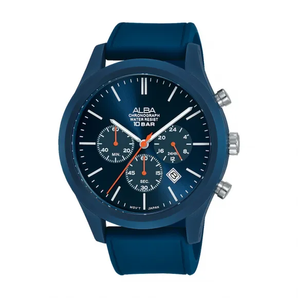 雅柏/Alba 44MM 不锈钢表壳 男表 AT3G25X1