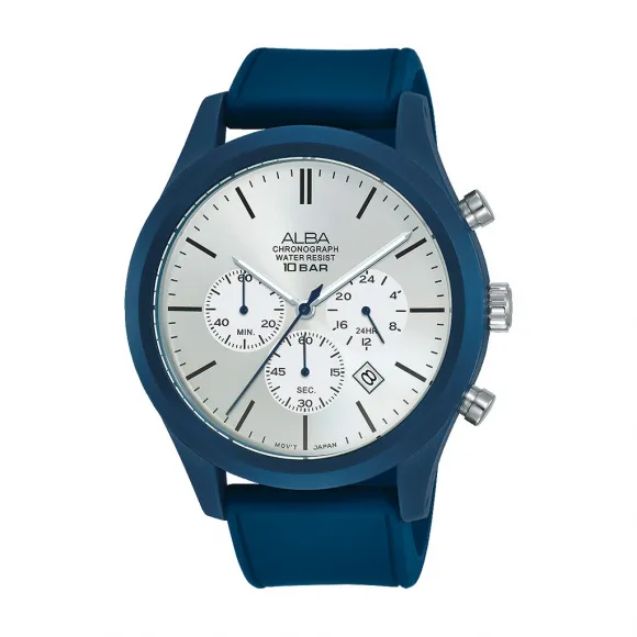 雅柏/Alba 44MM 不锈钢表壳 男表 AT3G29X1