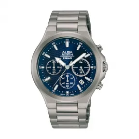 雅柏/Alba 40MM 钛金属表壳 男表 AT3G67X1
