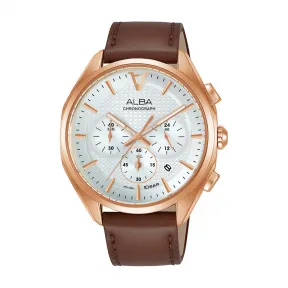 雅柏/Alba 42MM 不锈钢表壳 男表 AT3G86X1
