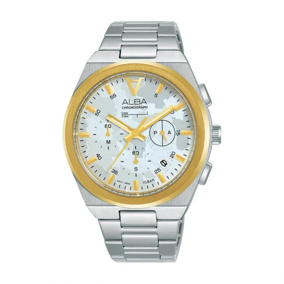 雅柏/Alba 41MM 不锈钢表壳 男表 AT3H50X1