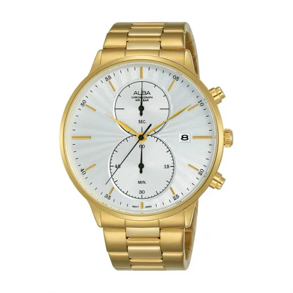 雅柏/Alba 43MM 不锈钢表壳 男表 AW4002X1