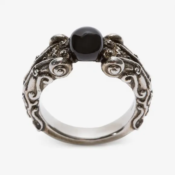 亚历山大麦昆/Alexander McQueen Medallion 戒指 男士 50188336lu 460502I480Y1562