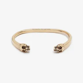 亚历山大麦昆/Alexander McQueen 双骷髅手环 男士 554482J160G0977