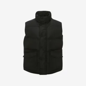 亚历山大麦昆/Alexander McQueen 男士黑色 McQueen 涂鸦羽绒马甲 682881QSR771000 