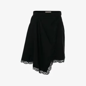 亚历山大麦昆/Alexander McQueen 黑色 女士 迷你裙 708973QJACX1000 