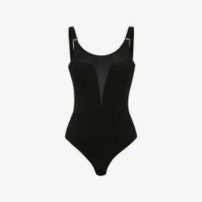 亚历山大麦昆/Alexander McQueen 女士黑色紧身胸衣 748038Q1A5S1000 