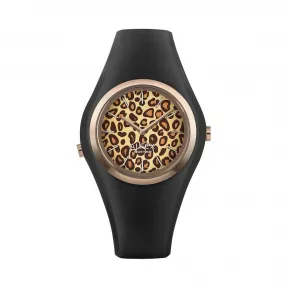 爱华时/Alfex ip玫瑰金抛光/黑硅 石英机芯 5751-2046