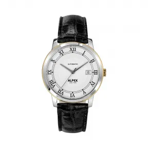 爱华时/Alfex 两音不锈钢ip金抛光 石英机芯 9012-2148