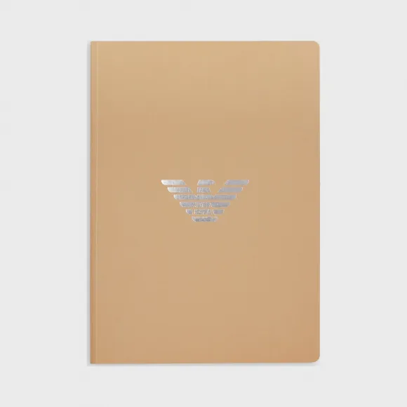 安普里奥·阿玛尼/Emporio Armani 带标识的 A4 笔记本 | 中性 46678713xm